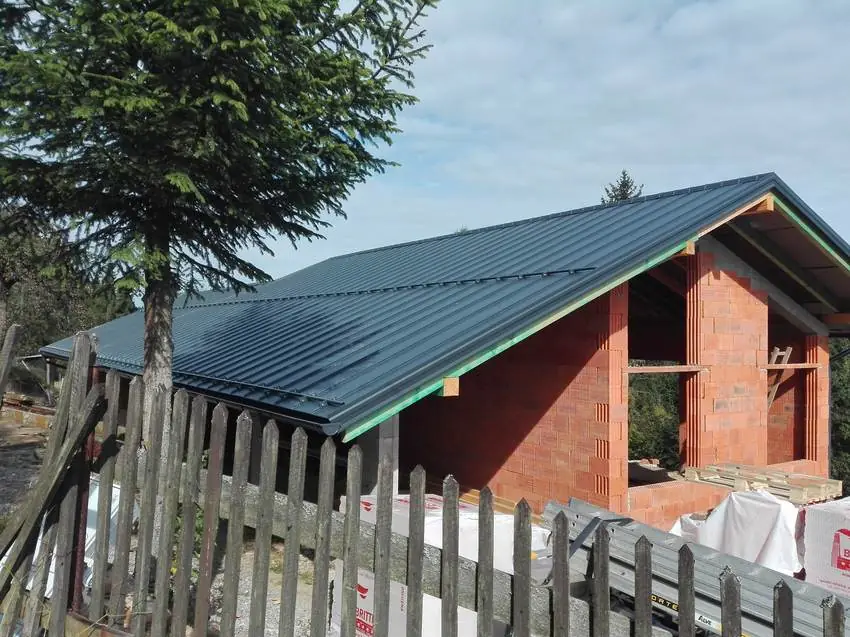 Falcovaná plechová krytina 82, Kysuce