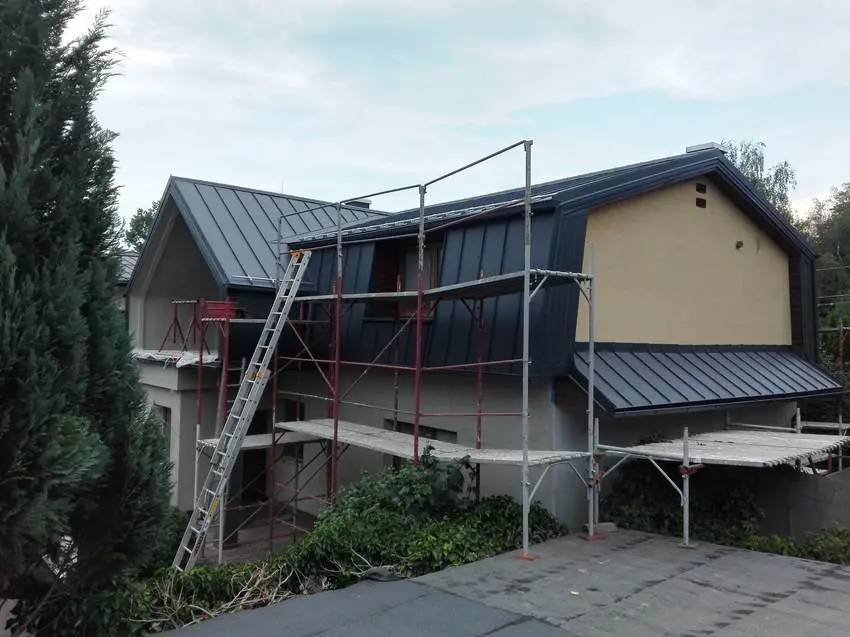 Falcovaná plechová krytina 121, Kysuce