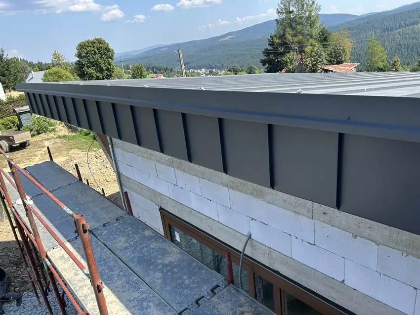 Falcovaná plechová krytina 155, Kysuce