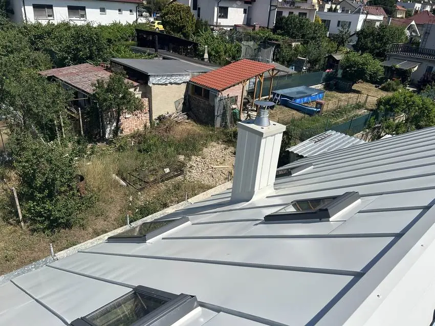 Falcovaná plechová krytina 225, Kysuce